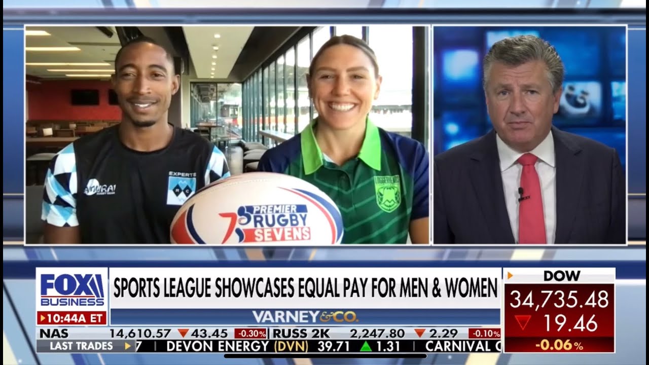 In the Media: Premier Rugby Sevens | Fox Business | Perry Baker and Abby Gustaitis