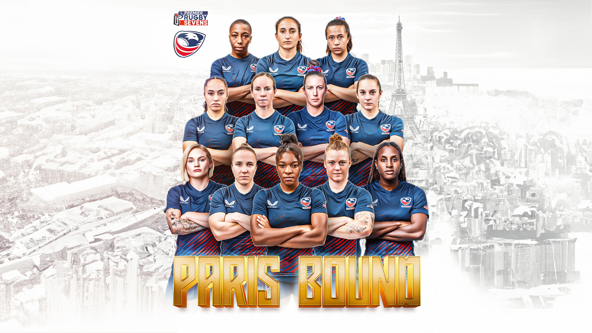 Twelve Premier Rugby Sevens Standouts to Represent Team USA at the 2024 Paris Olympics